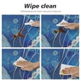 thumbnail image 4 of Nawypu Round Tablecloth, for Underwater Blue Jellyfish Table Cloth Washable Table Cover Tabletop Decoration for Dining, Kitchen, Wedding, Parties etc, 4 of 7