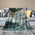 thumbnail image 2 of Shiartex  Pink Unicorn Blanket Gifts for Girls Kids Soft Warm Lightweight Cozy Cute Unicorn Rainbow Magical Throw Blankets for Bed Living Room Sofa Couch Birthday Decor White, 2 of 6