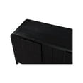 thumbnail image 6 of Meridian Furniture Fluted Black Oak Veneer Dresser, 6 of 13