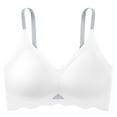 thumbnail image 2 of EOYWHK 1PC Wireless Bras, Women's Push-up Non-slip Lace Flower Beautiful Back Seamless Push-up One-piece Bra Without Steel Ring, 2 of 3