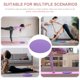 thumbnail image 3 of Esterilla de yoga para arrodillarse, antideslizante, accesorio, cojín de apoyo, deportiva, redonda, morada, de gel de sílice, para fitness, 3 of 6