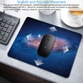 thumbnail image 3 of Nebula Small Computer Mouse Pad - Personalized Galaxy Design, Non-Slip Rubber Base, Compact and Stylish for Office Use, Perfect Gift, 3 of 6