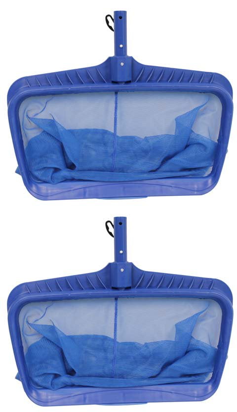2) Swimline Hydro Tools 8040 Professional Heavy Duty Deep Bag Leaf Rake Pool Net