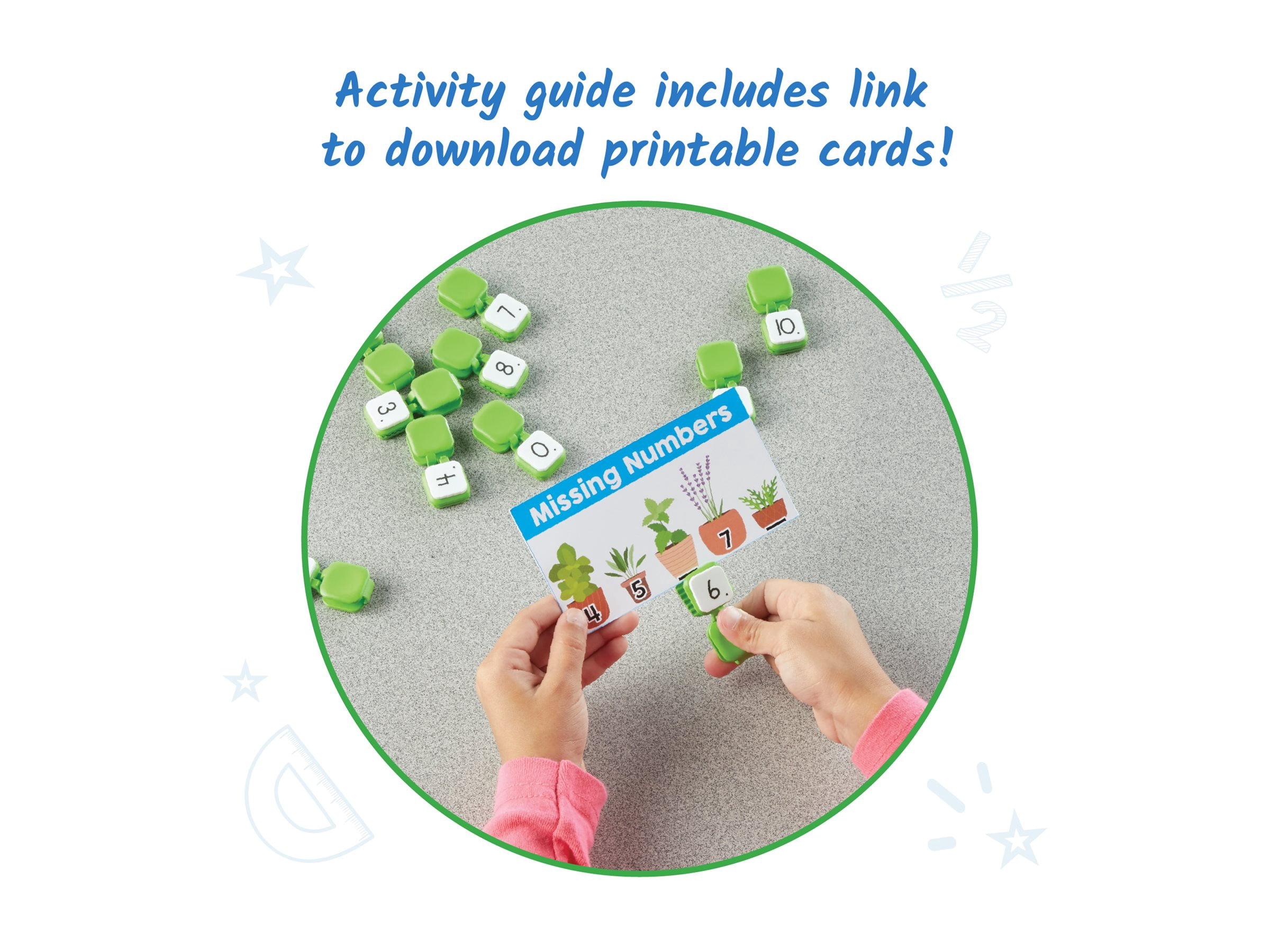 hand2mind Learn My Numbers Fine Motor Clips, Kids Clothespin Activities, Fine Motor Toys