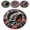 B, variant on 3D Halloween Rug, 2026 New 3D Novelty Ghost Skeleton Optical Illusion Rugs, Round Rug with Non-Slip Bottom, Soft Crystal Velvet for House, Living Room, Dorm & Horror Party Decor, 20in