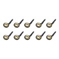 thumbnail image 1 of facefd 10x Stainless Steel Fishing Rod Guides Fishing Rod Tip Repair Kit Gold 4, 1 of 8