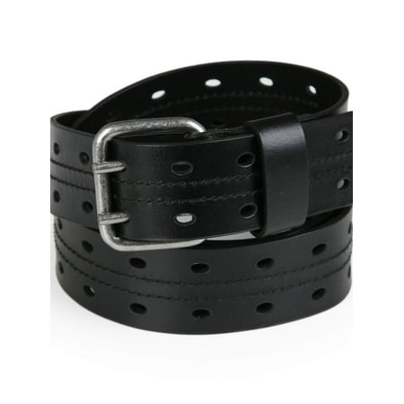 Men's Double Perforated Belt (Best Quality Mens Belts)