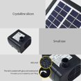 thumbnail image 5 of Fuente solar para estanque, Fuente de agua solar, Fuente de energía solar, Fuente de agua al aire libre, Baño de pájaros, Decoración solar de jardín, 4w, 5 of 5