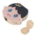 thumbnail image 3 of Wooden Tooth Box Individual Holes Teeth Organizer Kids Keepsake Box, 3 of 8