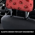 thumbnail image 6 of Headrest Covers for Cars Accessories Interior for Women Men 2Pcs - Ladybugs On Red Polka Dot Head Rest Cover for Car Decorations, Car Headrest Cover for Car Decor Interior, 6 of 8