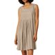 thumbnail image 1 of WILLBEST Vestidos De Lino Para Mujer Vestido Corto Plisado Con Estampado Floral Sin Mangas Informal De Verano Para Mujer, 1 of 3