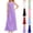 Black, variant on YUANxueke Girls Chiffon Dresses Sleeveless V Neck Elegant Flowy Dress Formal Wedding Party Maxi Dress for 1-13 Years