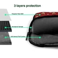 thumbnail image 4 of Lsque Reindeer Faces Festive Red Pattern Laptop Bag – Portable & Slim Single-Shoulder Computer Case with Adjustable Strap, Protective, Lightweight for 13”/14”/15.6” Laptops, 4 of 8