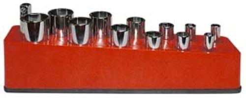 Mechanics Time Saver 777 3/8" Drive Deep Magnetic Socket Holder Standard Red for sale online 