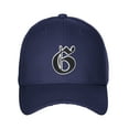 thumbnail image 2 of Daxton Structured Baseball Hat Cap Old English A to Z Letter Number Initial-Navy, Letter G, 2 of 4