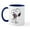 White/Navy Inside, variant on CafePress - Springtime Snoopy Mug - 11 oz Ceramic Mug - Novelty Coffee Tea Cup
