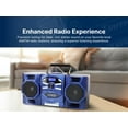 thumbnail image 6 of Emerson Boombox with CD & Cassette Player | Digital AM FM Portable Radio MP3, AUX, Mic Input | Portable Stereo System For Home, Indoor, Outdoor | Loud Big Speakers, 6 of 7