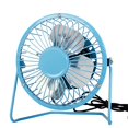 thumbnail image 4 of USB Fan, Desk Fan, Metal Mini Quiet Personal Cooling Fan for Home Office Car Travel, 360° Adjustable Rotation Desk Fan, Airflow Cooling, USB Powered Only, Blue, 4 of 7