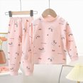 thumbnail image 2 of TOWED22 Boys Pajamas Cotton Planet Pjs Toddler 2 Piece Sleepwear Kids Clothes Set 6-12 Months 12-24 Months 2t 3t 4t 5t 6t 7t 8t 9t Children,Light Pink,6-12 M, 2 of 9