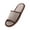 Slippers - Brown, variant on Slippers for Women Open Toe Casual Slip On Slides Breathable Linen Blend Fabric Woven Texture House Shoes Minimalist Indoor Outdoor Footwear for Summer