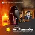 thumbnail image 5 of Yatskia Colorful Saxophone Mini Memorial Keepsake Urns for Human Ashes Adult Brother and Sister, Large Cremation Urn for Ashes Adult Male, (Classic 10 Inch and 3 Inch), 5 of 8