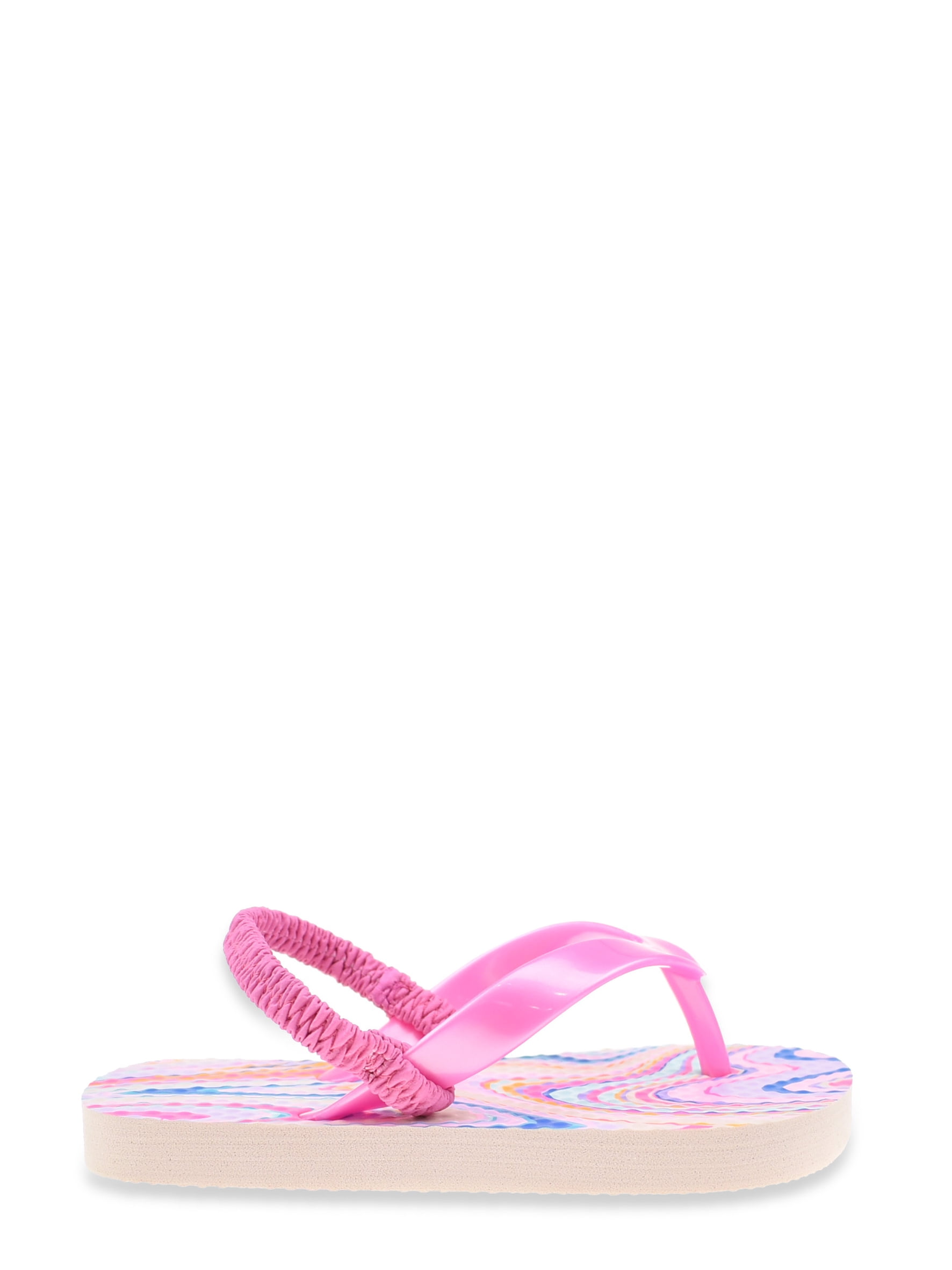 Wonder Nation Toddler Girl Printed Flip Flop Sandals