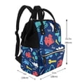 thumbnail image 2 of Disketp Colorful Excavator Mochila de Pañales de Gran Capacidad con Múltiples Bolsillos, Mochila de Viaje Multifuncional para Bebé, Unisex, Moderna y Resistente, 2 of 6