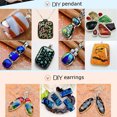 thumbnail image 4 of 10Pcs Professionnel Four à Micro-Ondes Kit Bijoux Verre Fusion Faisant Outil, 4 of 11