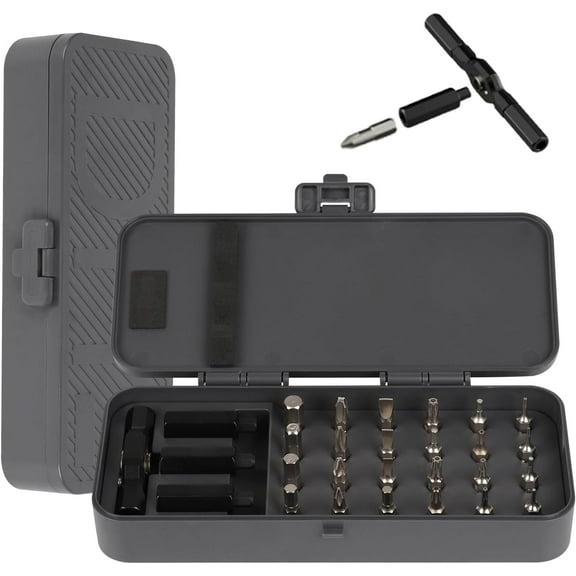 Ratchet Screwdriver Set 24 in 1 Precision Bit Set, Tools Magnetic Ratcheting Screwdriver with Detachable Handle and Compact Case for Electronics, Watches, DIY, and Home Repairs