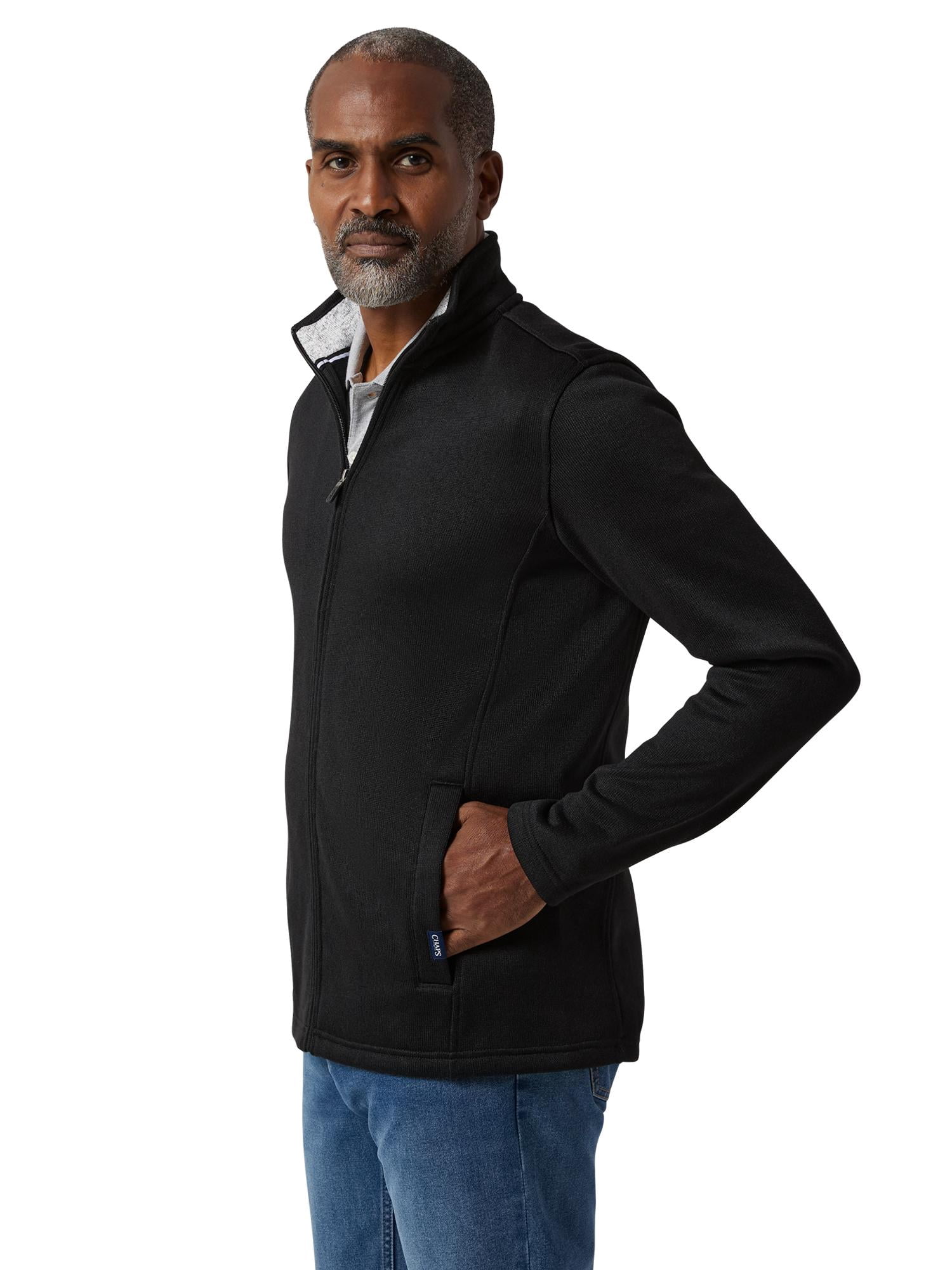 Chaps Men's & Big Men's Full Zip Sweater Fleece