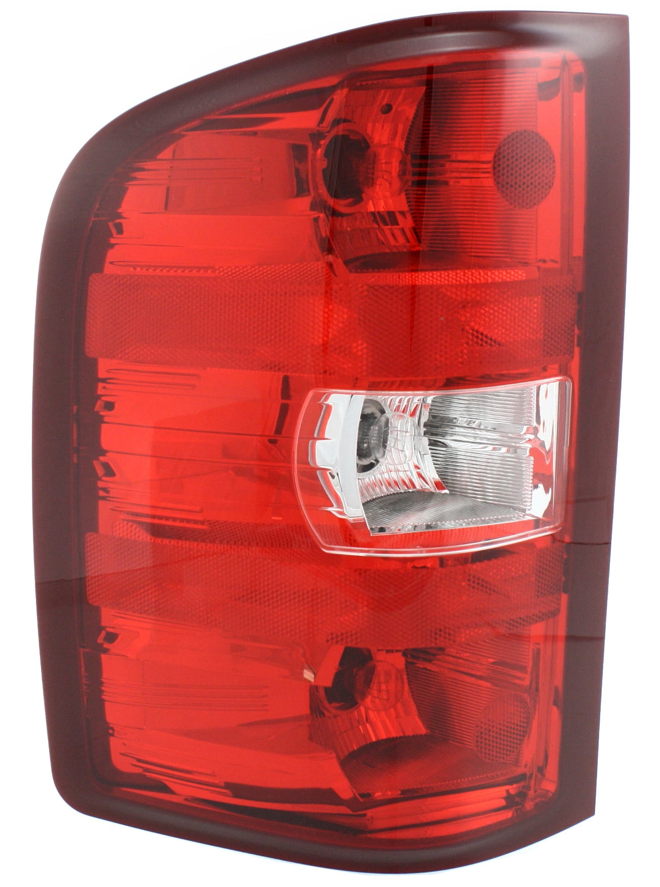 Driver & Passenger Side Tail Light Set Compatible with 2007-2010, 2012-2014 GMC Sierra 3500 HD | 2007-2010 Chevrolet Silverado, with Bulbs
