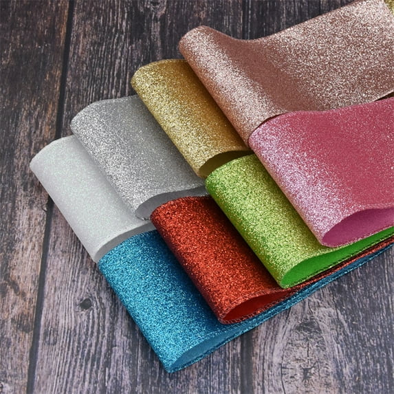 Happy Date 4cm/6cm Christmas Ribbons Metallic Glitter Fabric Holiday Festival Satin Ribbons Wide for Gift Wrapping Decoration