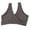 Dark Gray, variant on Womens Extra Soft Organic Cotton Wireless Nursing & Maternity Sleep Bra