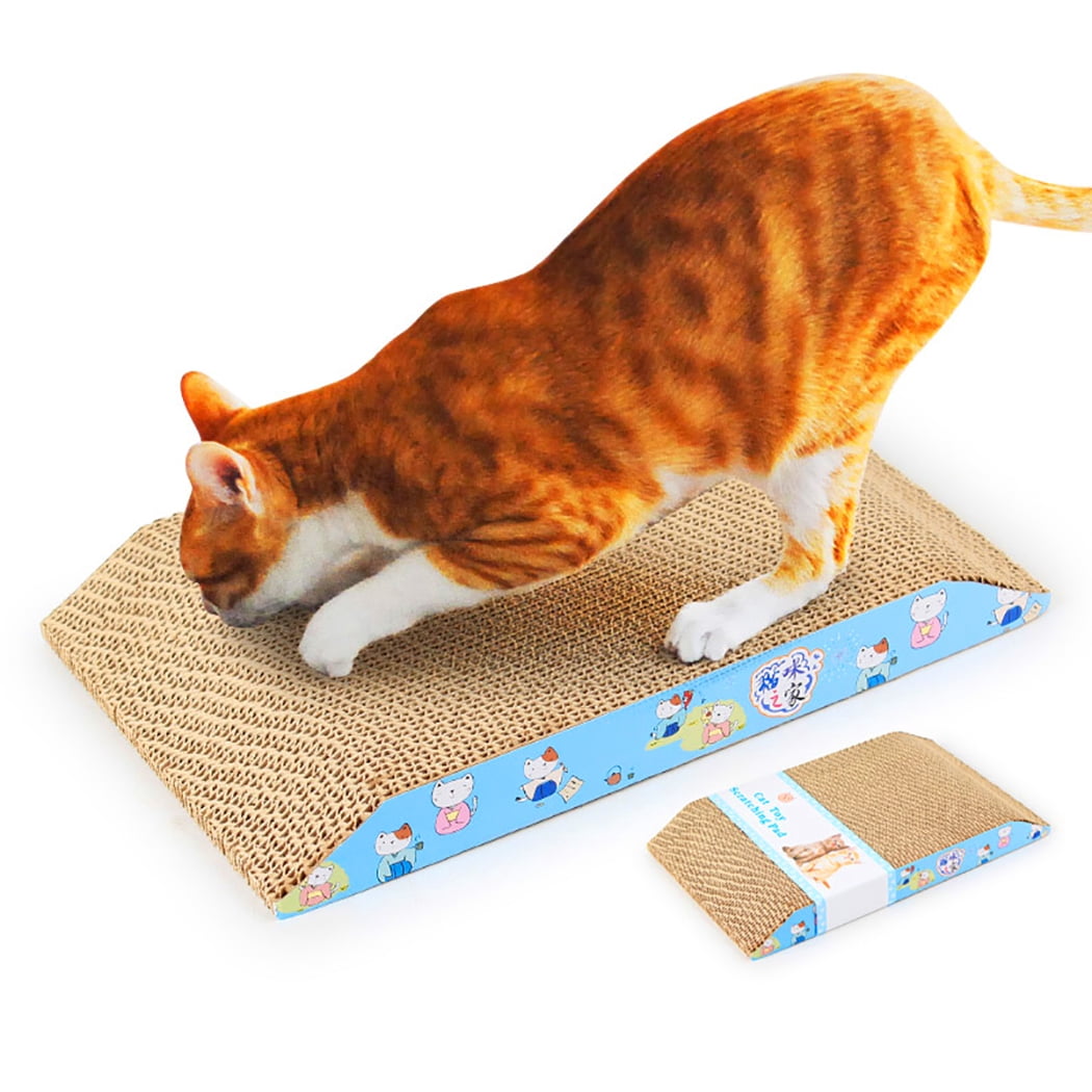 corrugated scratching pad