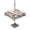 Beige, variant on Square Outdoor Tablecloth with Umbrella Hole PARIS Outside Table Cloth Waterproof Patio Table Cover Pink Eiffel Tower Romantic Floral Leaves Couple Zipper Tablecloths for Picnic Camping 54x54 Inch