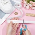 thumbnail image 4 of 1.09 Yards Shoe Sole Edge Welt Strip 1 Inch White Sneaker Rubber Sole Rand Canvas Shoe Edging Rubber Strap for DIY Sneaker Sport Shoes Repair Making, 4 of 9
