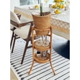 thumbnail image 2 of KOUBOO Unique Home Decor Acrylic Champagne Bucket in Rattan Basket with Stand, Ice Buckets, 2 of 9