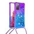 thumbnail image 2 of Funda para Samsung Galaxy S20 FE 4G/5G Brillantina Líquida Divertida Reluciente y con Cristales en Movimiento Cuerpo Cruzado con Cordón Ajustable, 2 of 5