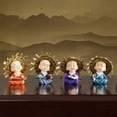 thumbnail image 4 of Decorative Ornaments Music Chess Calligraphy And Painting Mini Monk, 4 of 7