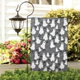 thumbnail image 3 of Ghostly Boo Halloween Pattern Fall Garden Flags 12.5"x18" Double Side,Small Yard Flags for Outside,Outdoor Fall Decor,Autumn Funny Garden Flag Yard Decoration, 3 of 4