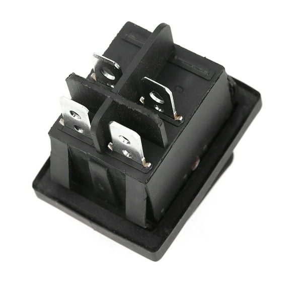 Waterproof Rocker Switch, 4 Pcs 4 Pin 2 Position On Off Rocker Switch Rocker Toggle Switch Electrical Wall Switches for Automobile Control System
