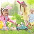 thumbnail image 6 of Easter Outdoor Decorations with Led Light, Easter Bunny Yard Signs with Stakes Large Rabbits Party Supplies for Spring Easter Lawn Garden Welcome Decoration, 6 of 7