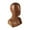 Wood grain color, variant on Tizuqe Professional Hat and Wigs Store Display Mannequin Head with Wood Grains Effect