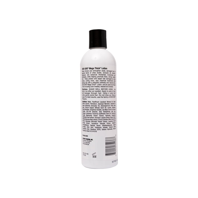 Doo Gro Mega Thick Hair Lotion, Avocado Oil, Shea Butter, 12 oz