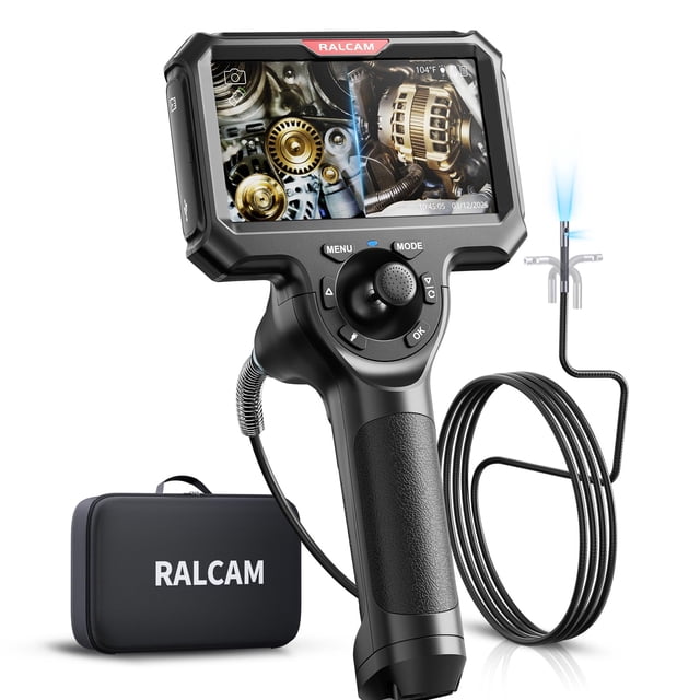 Boroscopio Ralcam de doble lente, 360°, articulado, 6.5 mm, 5 pies