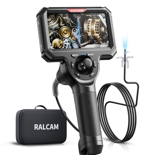 Boroscopio Ralcam de doble lente, 360°, articulado, 6.5 mm, 5 pies
