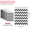 thumbnail image 2 of Uxcell 100Pcs Bolsas de Papel Kraft para Golosinas, 7" x 5" Bolsas de Caramelo Resistentes a la Grasa, Bolsas de Favor Pequeñas, Negras, 2 of 6