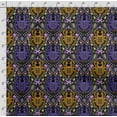 thumbnail image 4 of Soimoi Insect Printed, Japan Crepe SatinFabric, by The Yard 54 Inch Wide, Decorative Sewing Fabric for Dresses Kimonos Gowns, Violet, 4 of 5