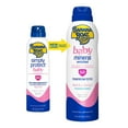 thumbnail image 2 of Banana Boat Baby Mineral Enriched, Won't Run Into Eyes, Reef Friendly, Broad Spectrum Sunscreen Spray, SPF 50, 6oz. - Twin Pack,6 Ounce (Pack of 2), 2 of 5