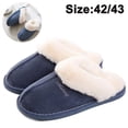 thumbnail image 1 of Womens Slipper Memory Foam Fluffy Soft Warm Slip On House Slippers, 1 of 5